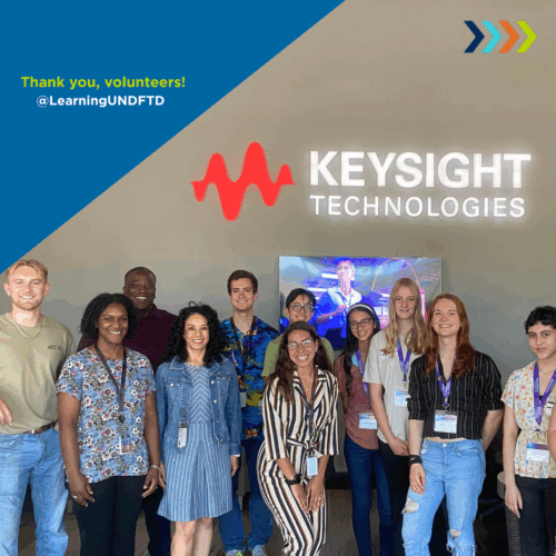 keysight technologies volunteer group photos