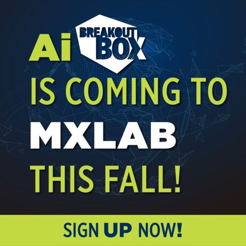 Graphic promoting AI Breakout Box