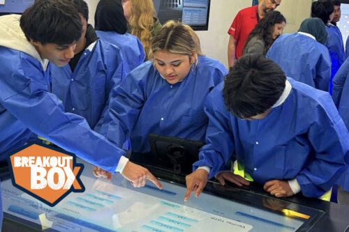 Students in Breakout Box